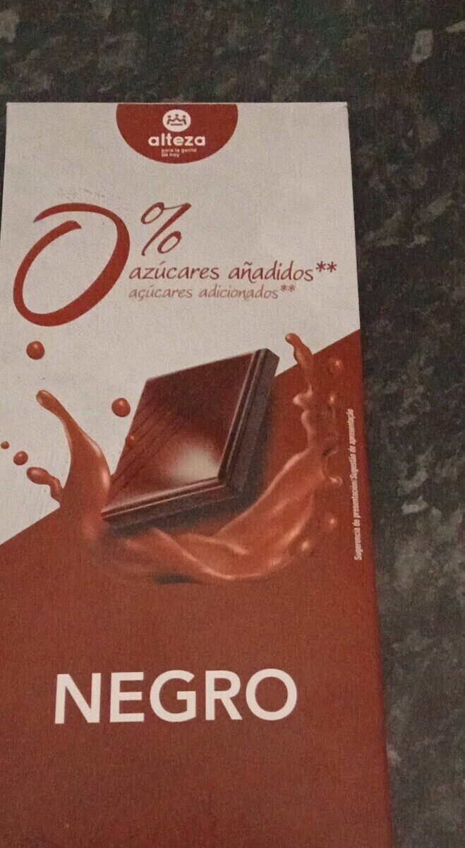 Chocolate negro - Producto