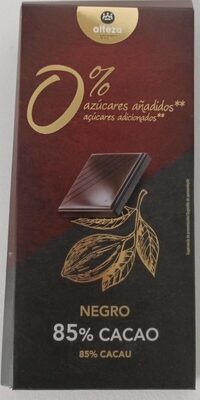 Chocolate negro 85 por ciento cacao - Producto