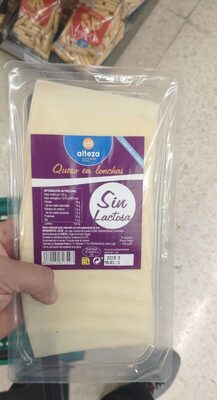 Queso lonchas sin lactosa - Producte - es