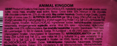 Animal Kingdom - Nutrition facts