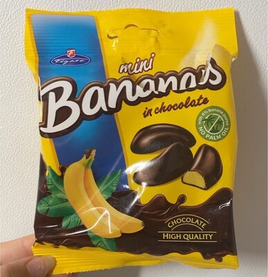 Mini bananas in chocolate - Producto - en