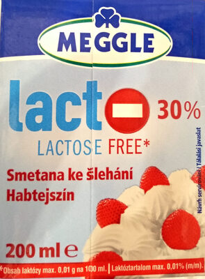 Smetana ke šlehání Lactose free - Produkt