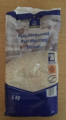 Rýže dlouhozrnná Basmati - Näringsfakta - cs