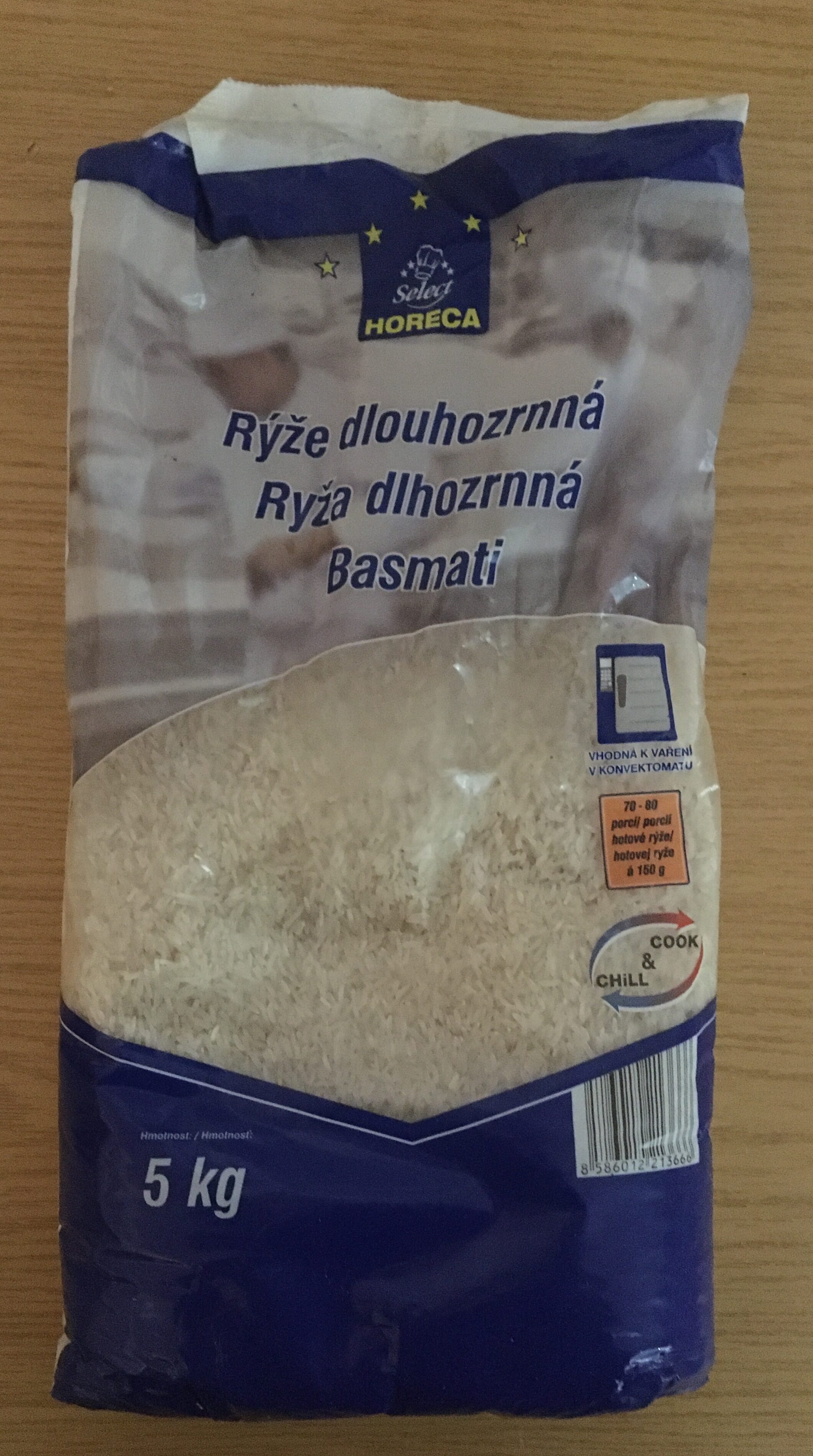 Rýže dlouhozrnná Basmati - Näringsfakta - cs