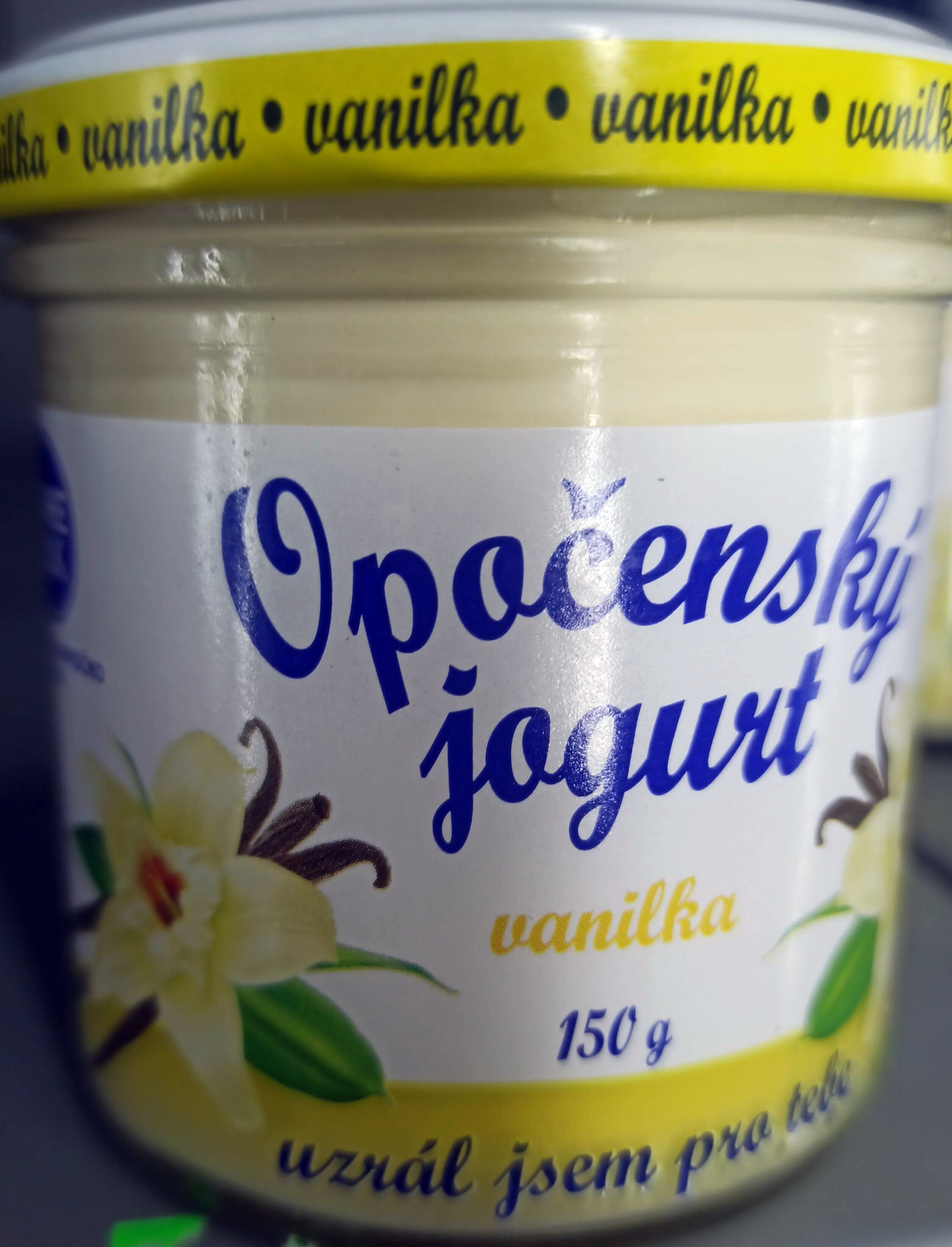 Opočenský jogurt vanilka - Produit - cs