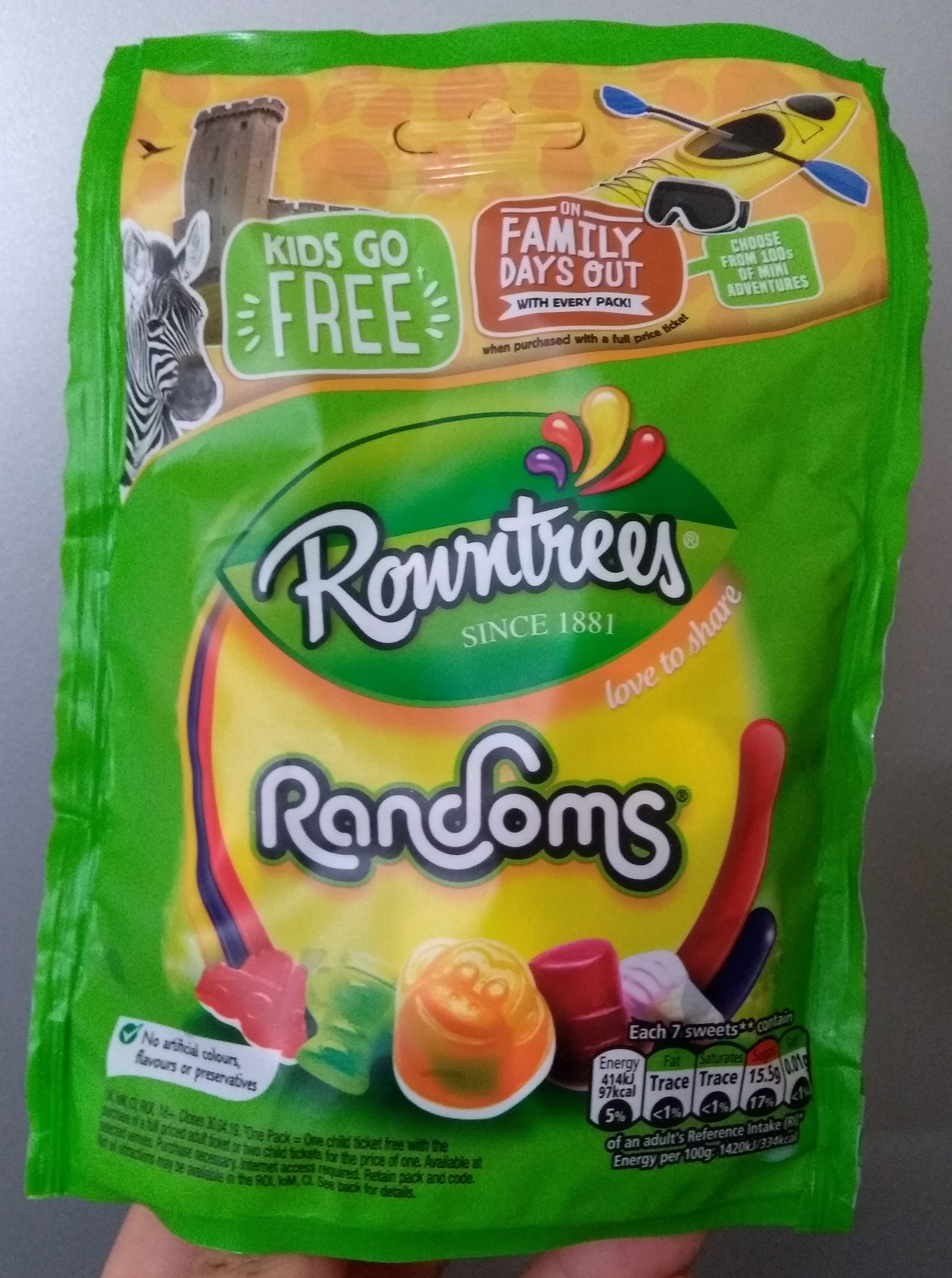 Rowntrees Randoms Pouch 150G - Product