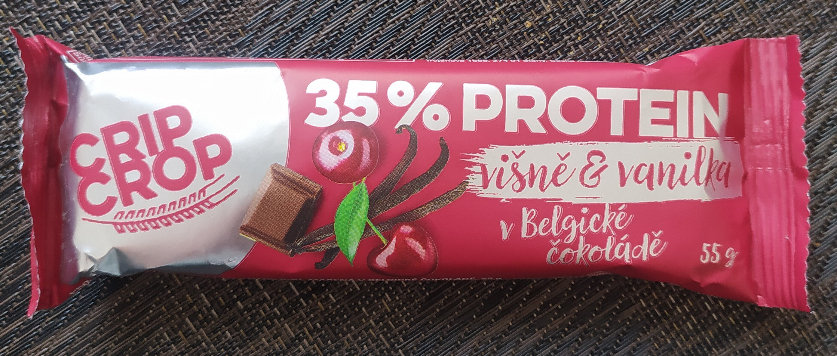 Protein 35% višně a vanilka v belgické čokoládě - Product - cs