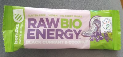Raw bio energy black currant and cocoa - Ingredienser - en