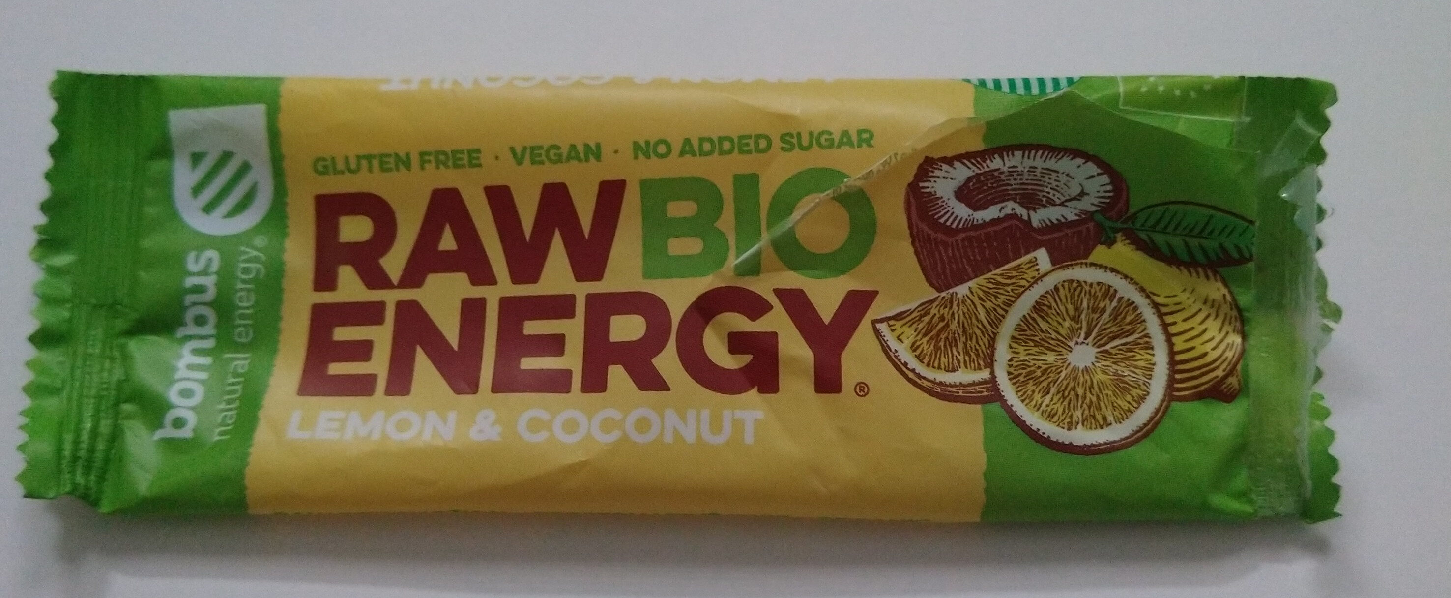 Raw bio energy lemon and coconut - Produkt - pl