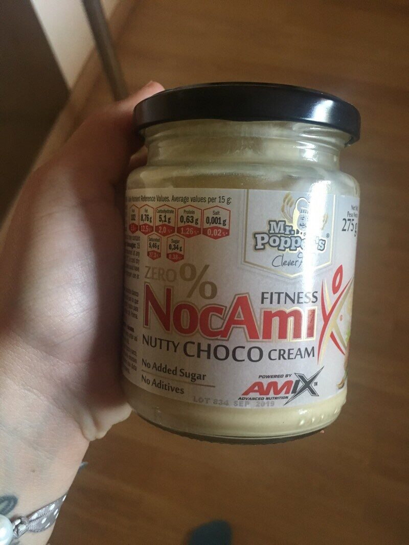NocAmix nutty choco cream zero% - Producto