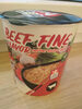 beef fine flavor instant noodle soup - Produktas