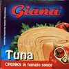 Tuňák kousky v rajčatové omáčce - Producte