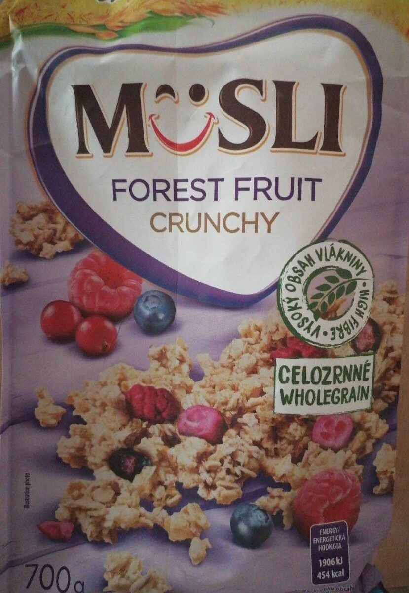 Musli forest fruit crunchy - Product - cs
