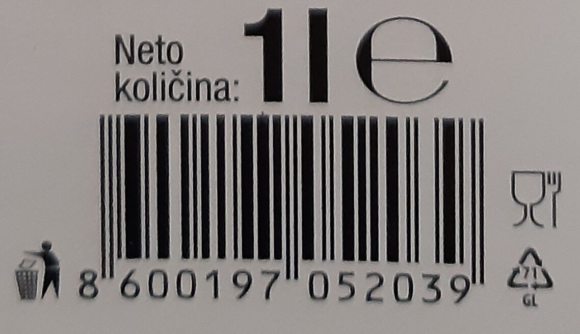 Maslinovo ulje - ekstra devičansko - Instruction de recyclage et/ou informations d'emballage - sr