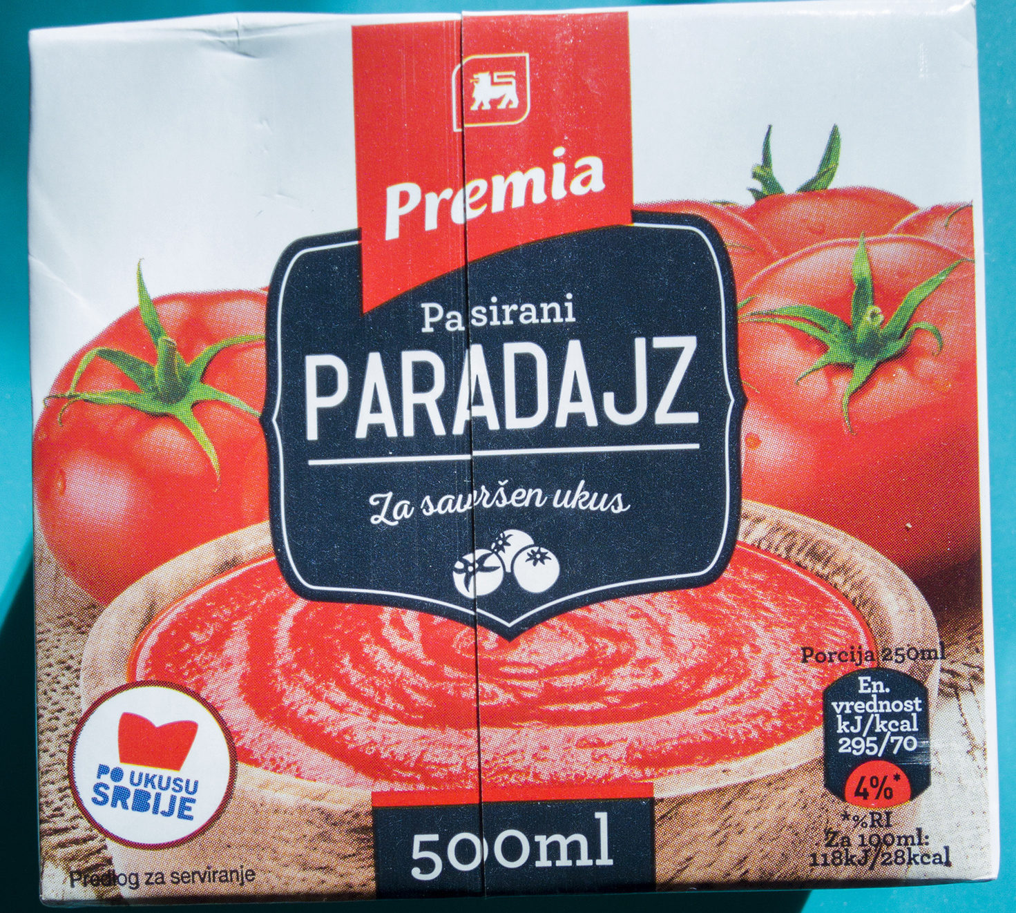 Premia pasirani paradajz - Производ