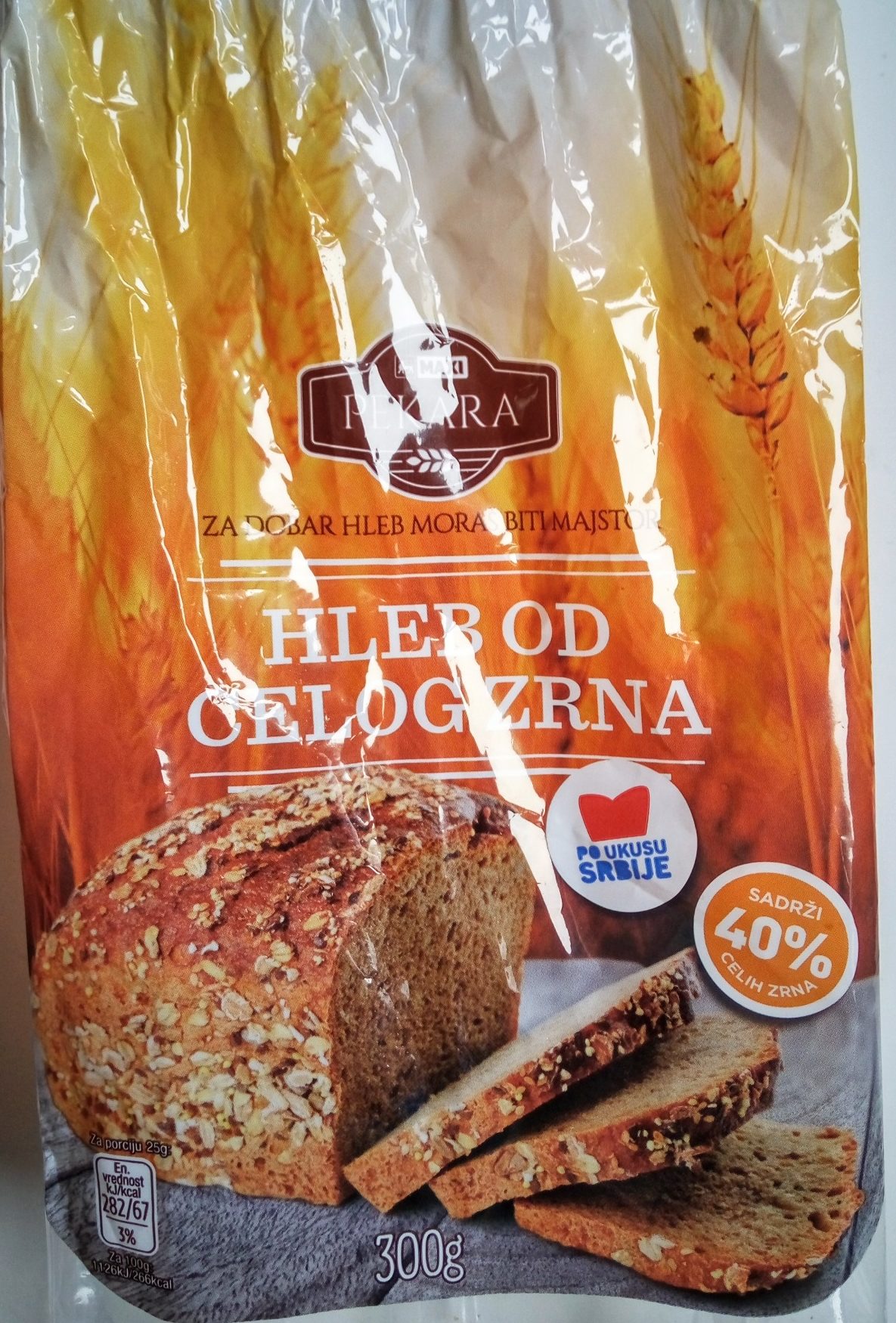 Hleb od celog zrna - Производ