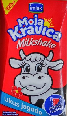 Moja kravica milkshake - jagoda - Produit - sr