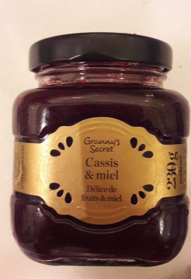 Cassis & miel - Produit