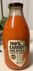 100% carrot and apple juice - Produit