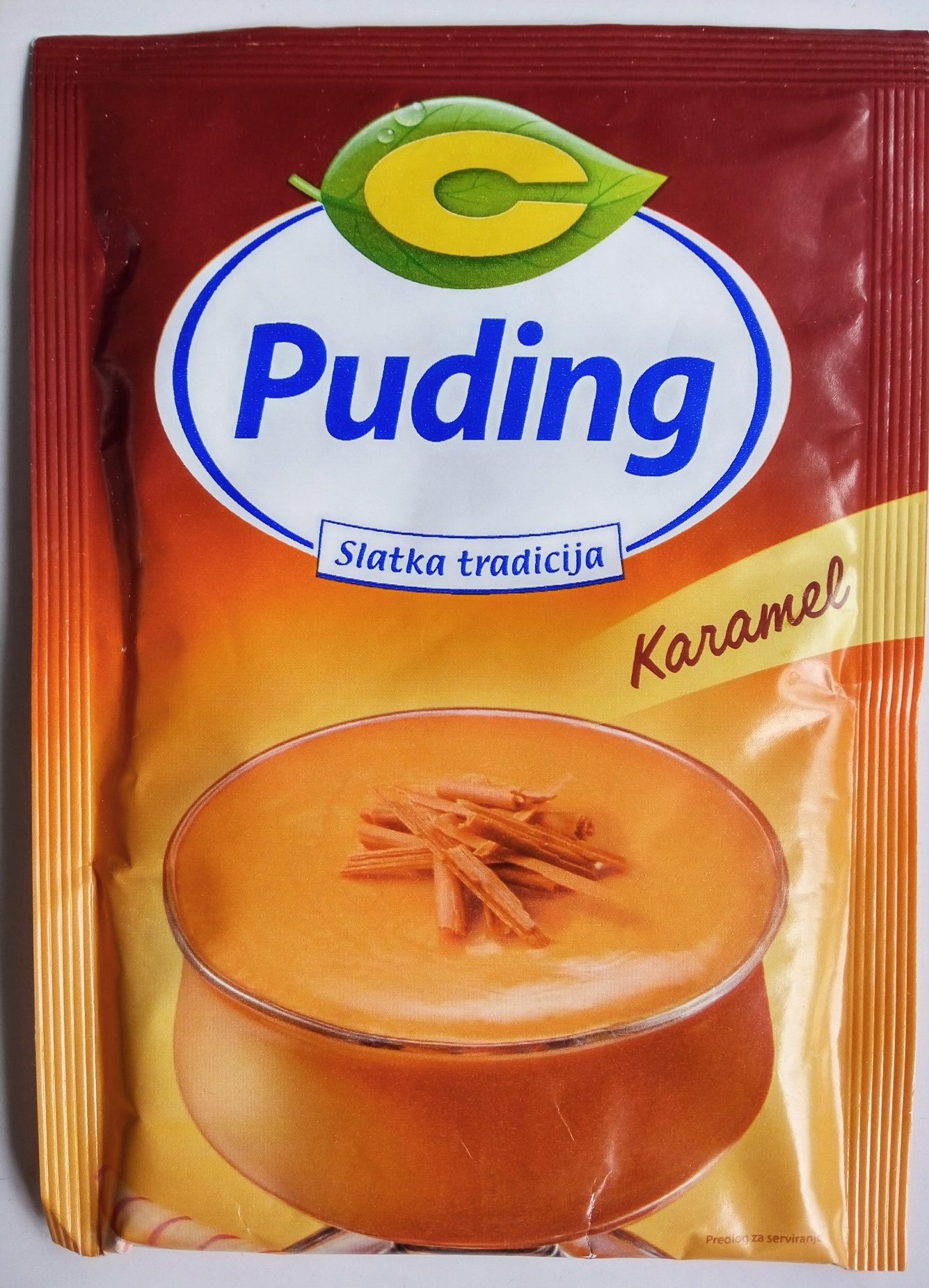 C Puding karamel - Производ
