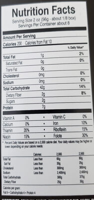 Elbow Enriched Pasta - Nutrition facts