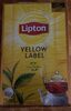 Schwarzer Tee in Beuteln Yellow Label - Product