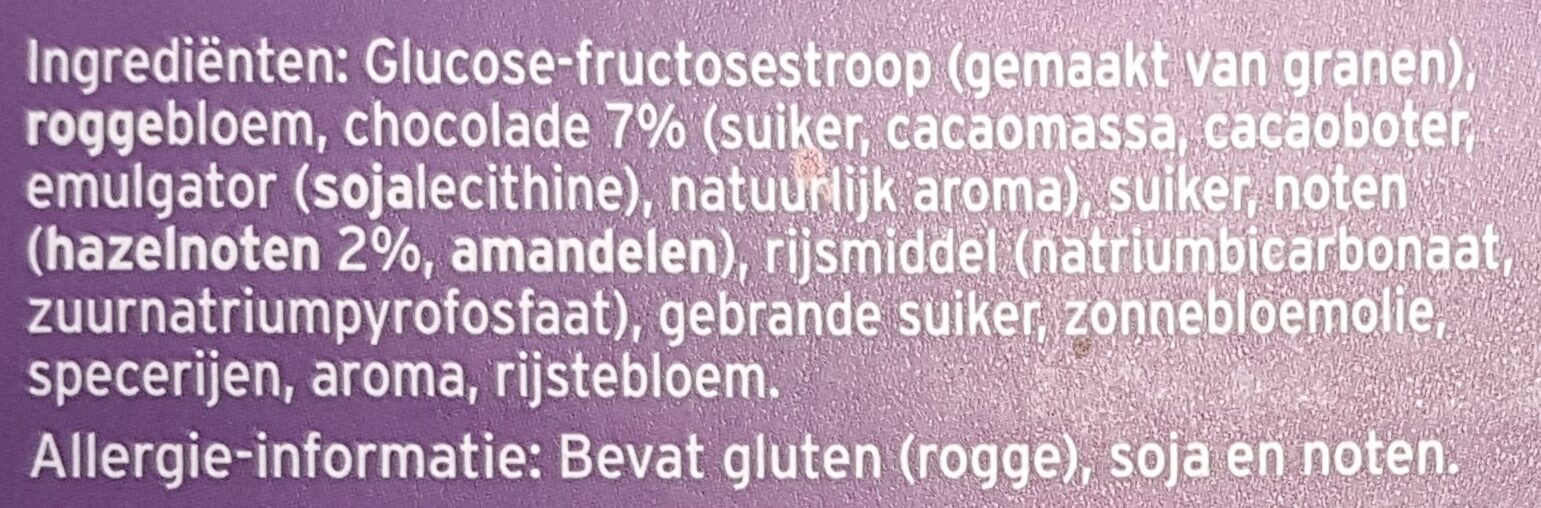 belgische chocolate - Ingrediënten
