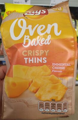 Lay's Oven Crispy Thins Emmental Cheese - Product