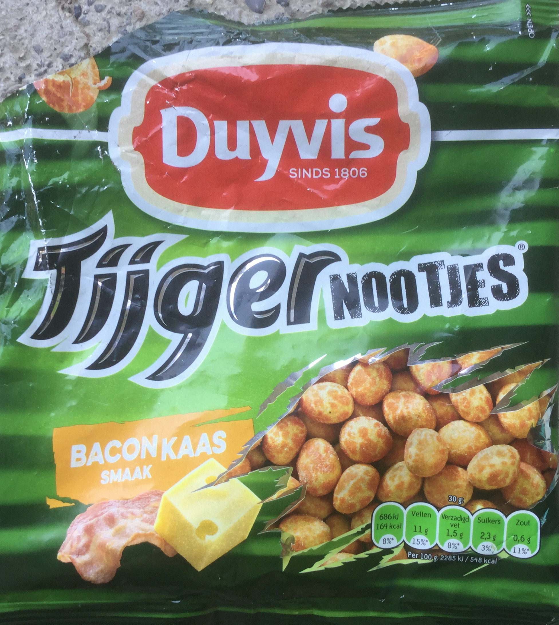 Tijgernootjes bacon kaas smaak - Producto - nl