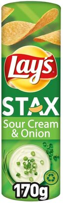 Lay's Stax sour cream & onion flavour - Produit