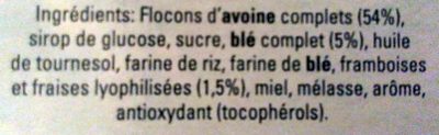 Havermout - Flocons d'avoine granola - Ingrediënten - fr