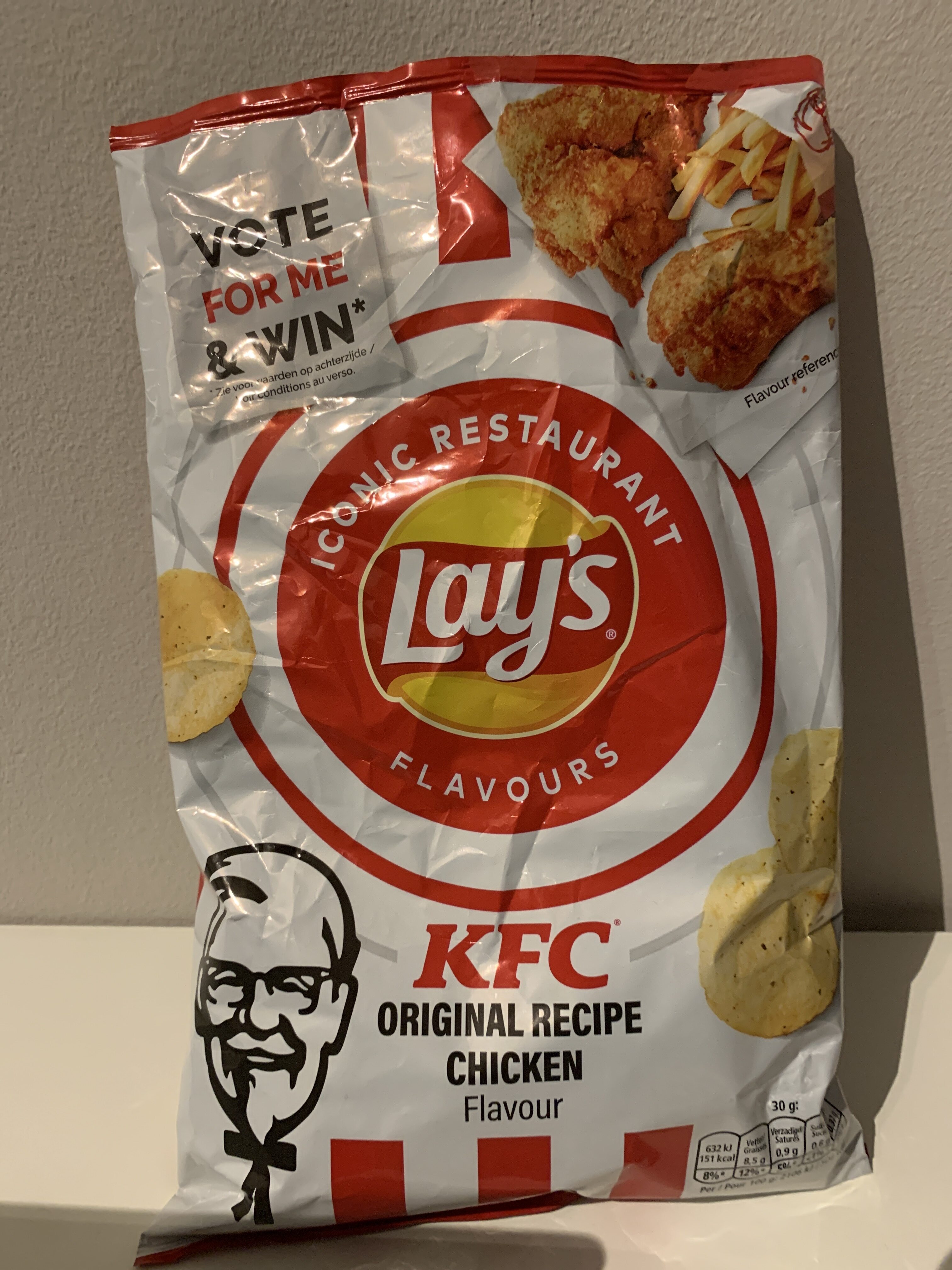 KFC original recipe chicken lay's - Product - en