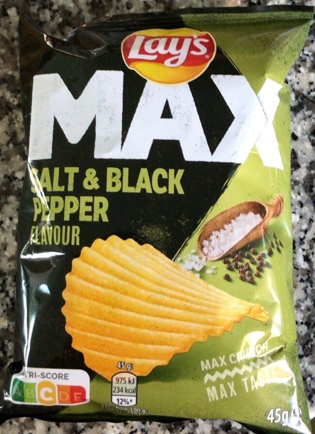 Max salt & black pepper - Product - fr