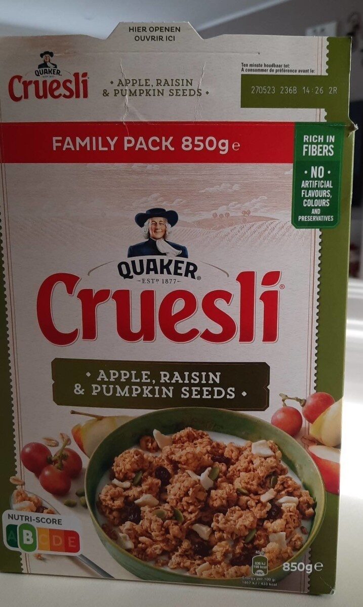Cruesli Apple & pumpkin seeds - Prodotto - en