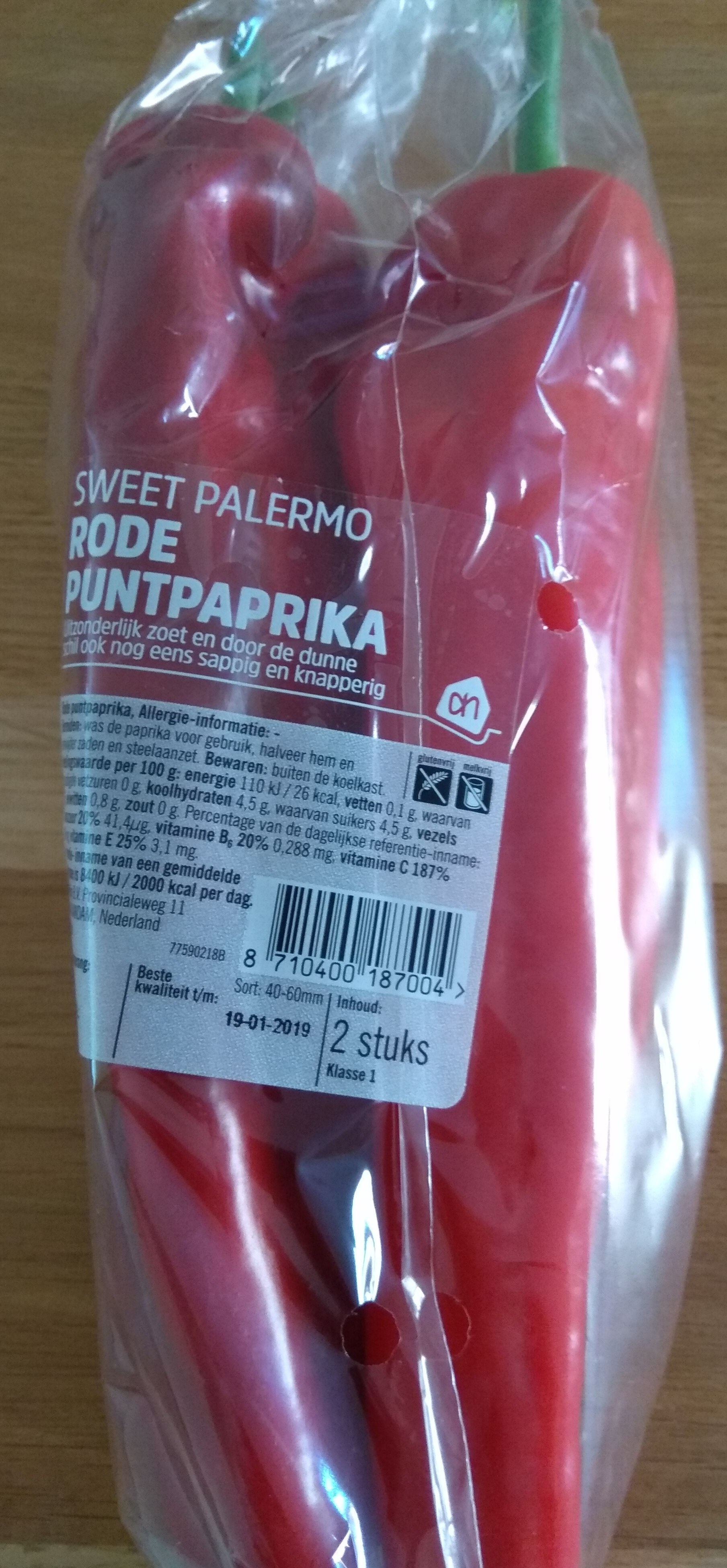 Rode Puntpaprika - Product