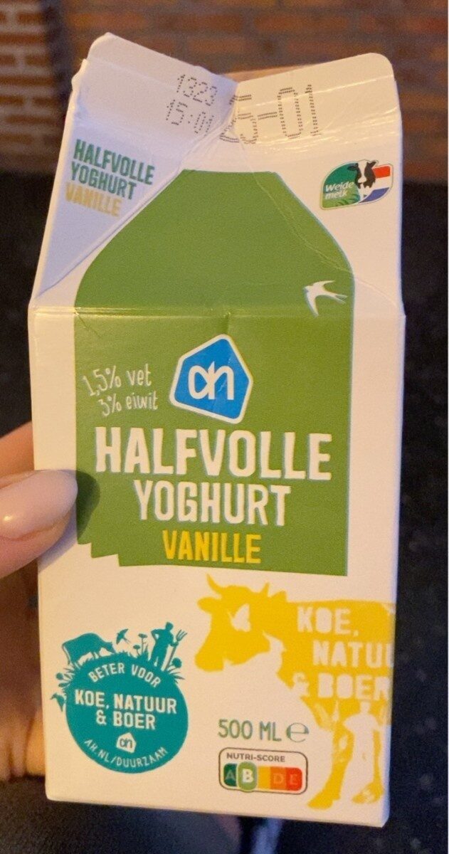 Halfvolle Yoghurt Vanille - Product - en