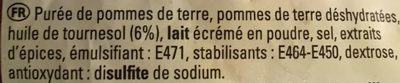 Croquettes Special Four - Ingrediënten - fr