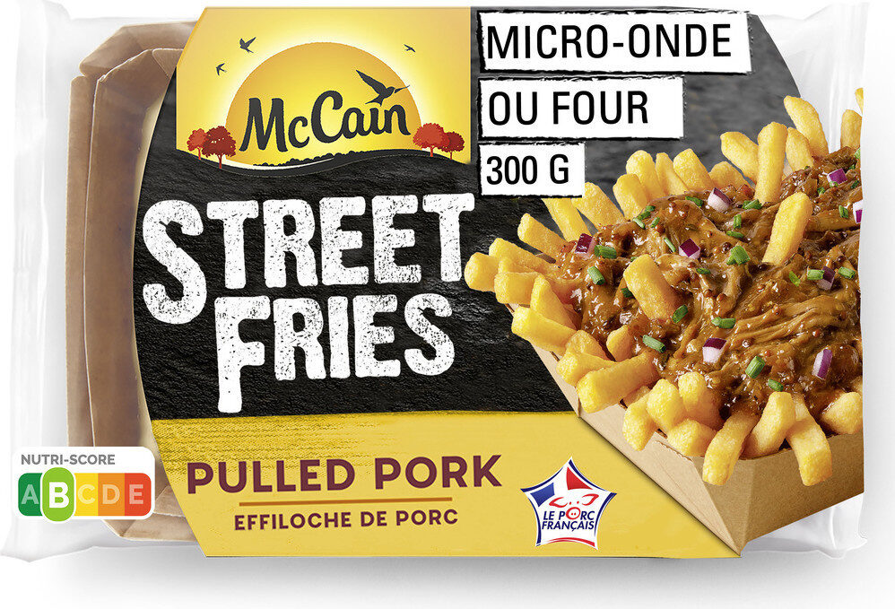 Street fries pulled pork - Производ - fr