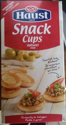 Snack Cups naturel (nouvelle recette) - Produit