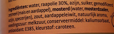 Mayonnaise vegan - Ingrédients - nl