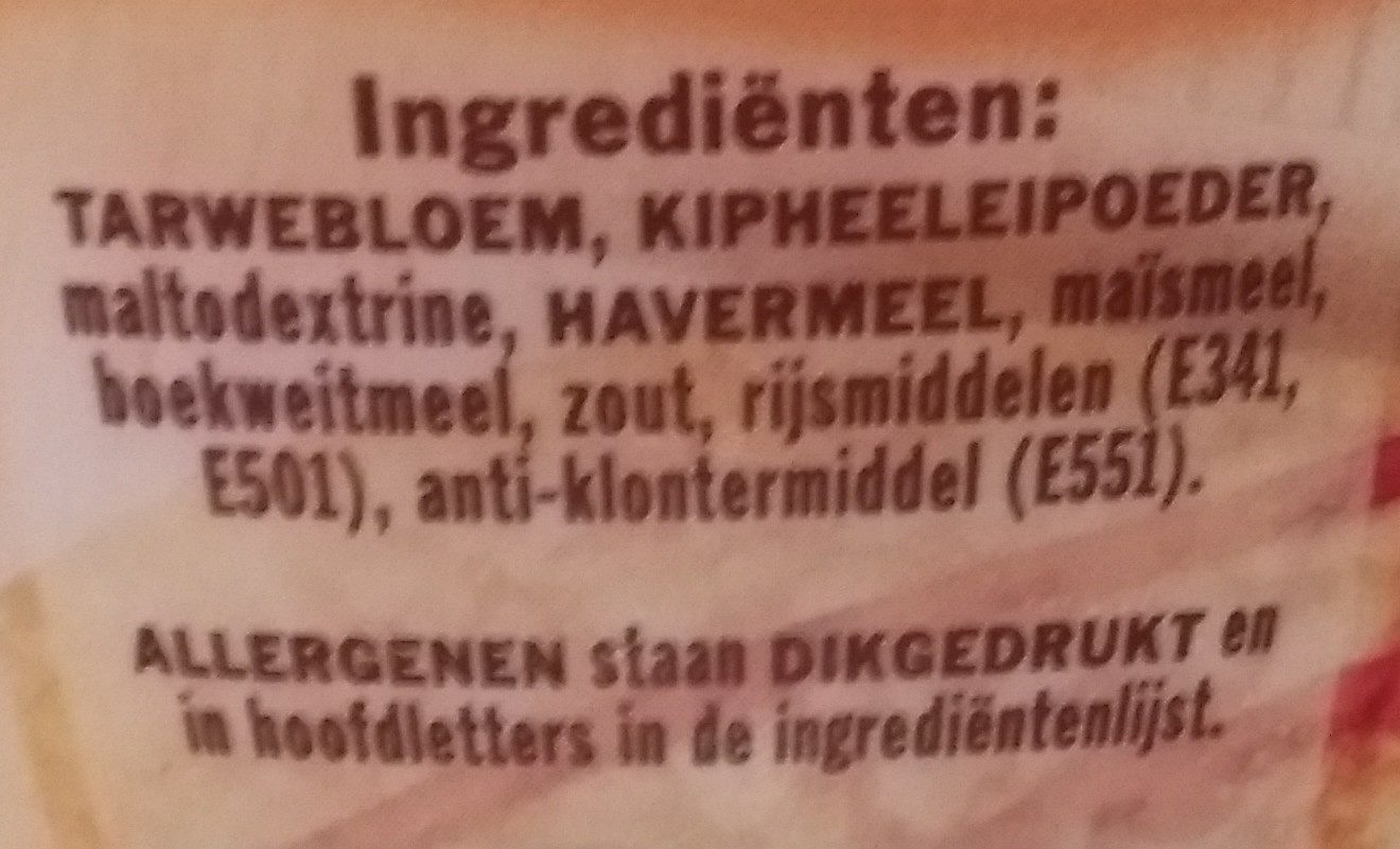 Pannenkoeken Origineel - Ingredients - nl