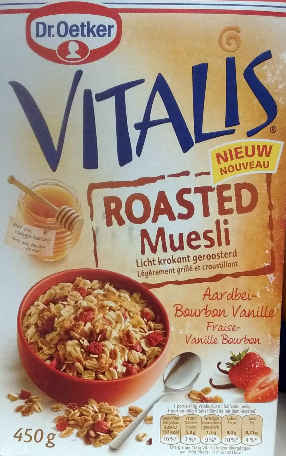 Vitalis Roasted Muesli Fraise-Vanille Bourbon - Produit
