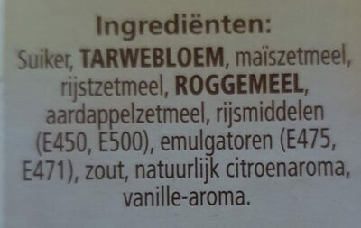 Fijne Cake - Ingredients - nl