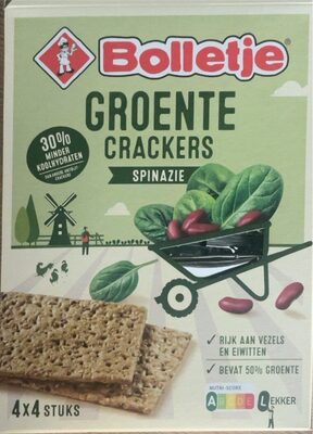 Groente crackers spinazie - Produit - nl