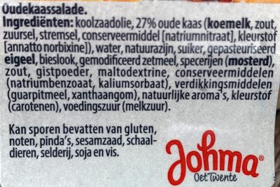 Oude kaas salade - Ingrediënten