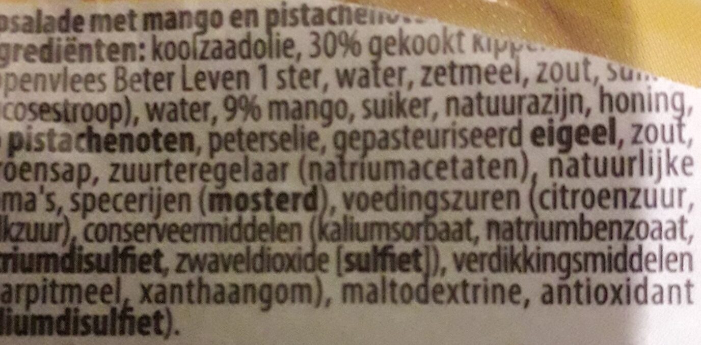 Kip-mango salade - Ingredients - nl