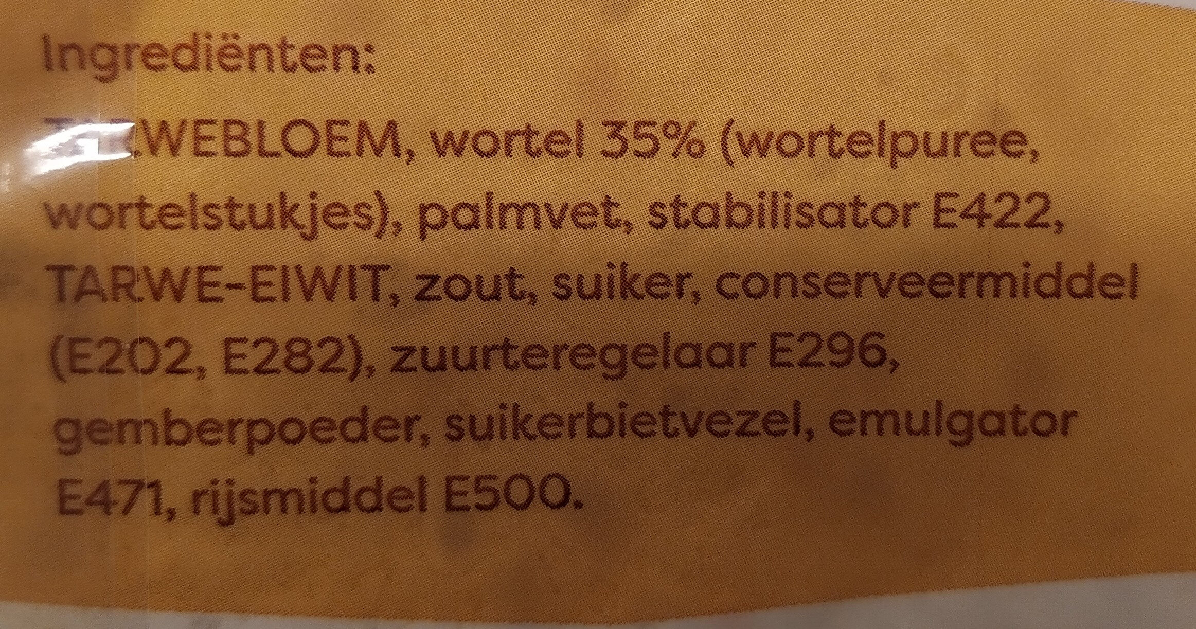 Wortel wraps - المكونات - nl