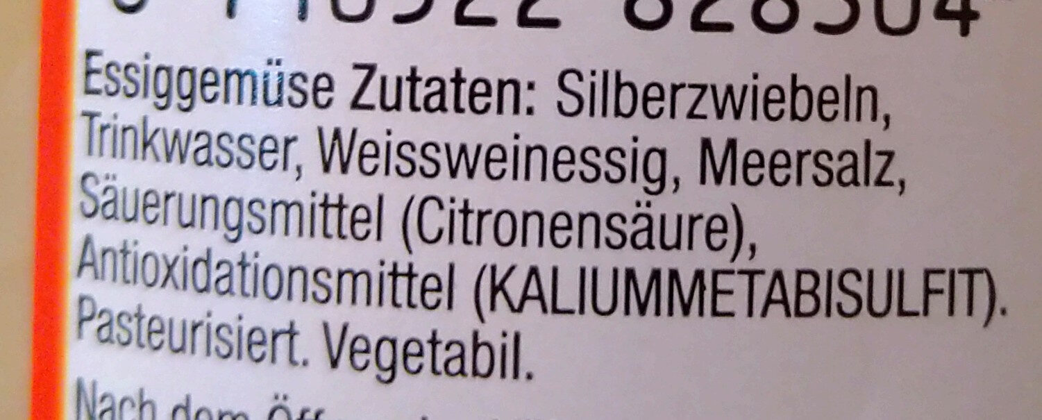 Mini-Silberzwiebeln - Ingredienti - de