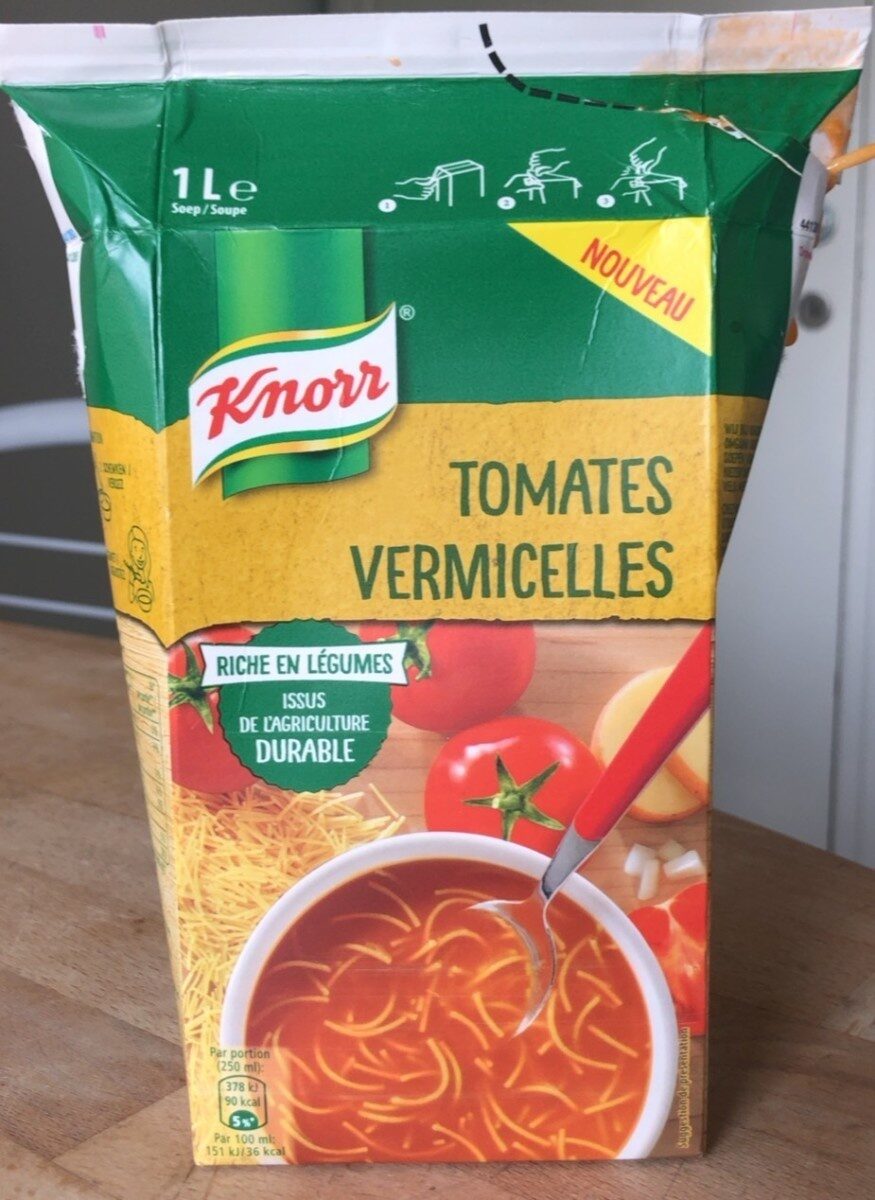 Soupe tomates vermicelles - Product - fr