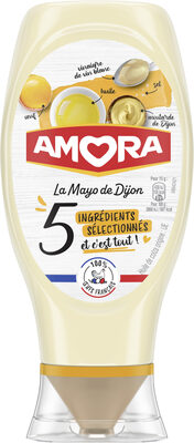 Amora Mayonnaise De Dijon 5 ingrédients Flacon Souple 400g - Produit